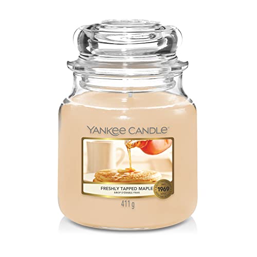 Yankee Candle Freshly Tapped Maple Duftkerze, Glas, Beige, 10.7 cm von Yankee Candle