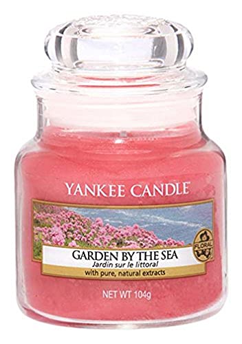 Yankee Candle Garden By The Sea Glaskerze, klein, orange, 8,9 x 9,8 x 9,8 cm von Yankee Candle