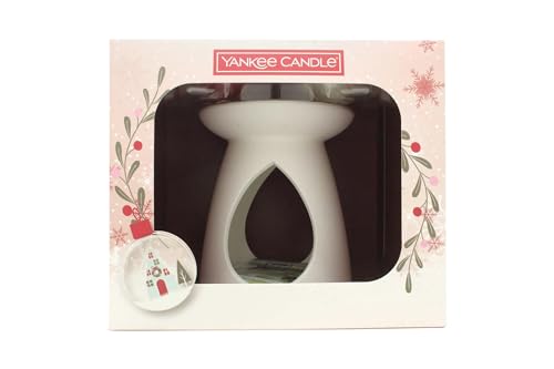 Yankee Candle Geschenkset | 3 duftende Wax Melts, 1 Wax Melt Wärmer & 1 geruchloses Teelicht | Snow Globe Wonderland Kollektion von Yankee Candle