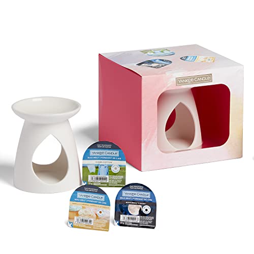 Yankee Candle Geschenkset | 3 duftende Wax Melts, 1 Duftlampe & 1 geruchloses Teelicht in Geschenkbox | Art in The Park Kollektion Frauen von Yankee Candle