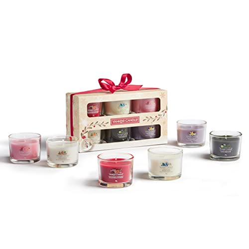 Yankee Candle Geschenkset | 6 duftende gefüllte Votivkerzen | Snow Globe Wonderland Kollektion | 6 Stück (1er Pack) von Yankee Candle