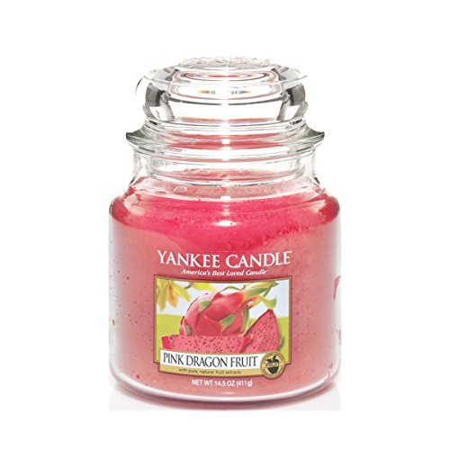 Yankee Candle Glaskerze, mittel, Pink Dragon Fruit von Yankee Candle