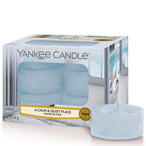 Yankee Candle Jungen, A Calm und Quiet Place, Teelicht Kerzen (x 12) von Yankee Candle