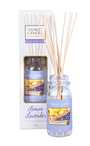 Yankee Candle Lemon Lavender Diffusor, Glas, Lila, One Size von Yankee Candle