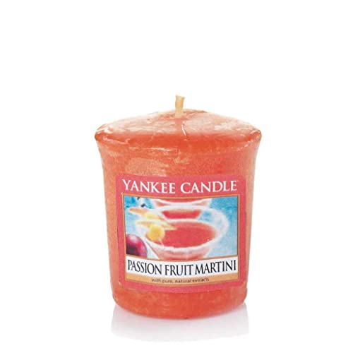 Yankee Candle x Passionsfrucht Martini Votivkerze Sampler, Plastik, Orange, 4.5 x 4.2 x 5.3 cm, 49 von Yankee Candle