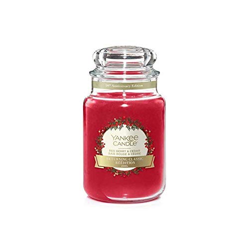 Yankee Candle Returning Classic Réédition Duftkerze, Glas, rot, 16,8cm, 623 von Yankee Candle