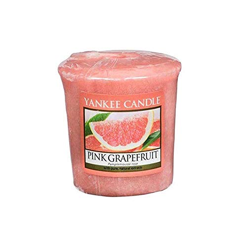 Yankee Candle Samplers Votivkerzen, Wax, Rosa Grapefruit, 4.6 x 4.8 x 1 cm, 49 von Yankee Candle
