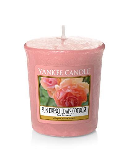 Yankee Candle Samplers Votivkerzen, Wax, Sun-Drenched Apricot Rose, 4.6 x 4.8 x 1 cm von Yankee Candle