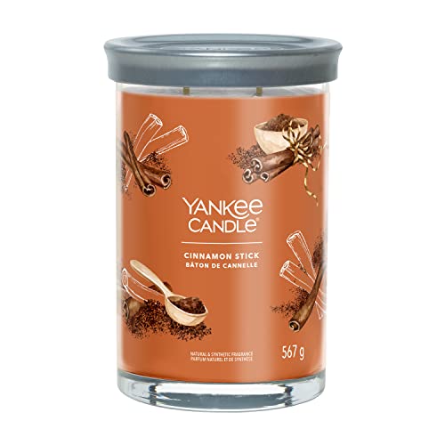 Yankee Candle Signature Duftkerze ; große Tumbler-Kerze mit langer Brenndauer „Cinnamon Stick“ ; Soja-Wachs-Mix ; Perfekte Geschenke für Frauen von Yankee Candle