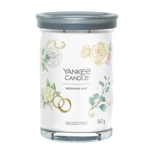 Yankee Candle Signature Duftkerze | große Tumbler-Kerze mit langer Brenndauer „Wedding Day®“ | Soja-Wachs-Mix | Perfekte Geschenke für Frauen von Yankee Candle
