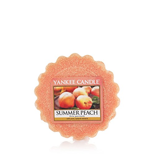 Yankee Candle Sommer Pfirsich Duftwachstörtchen zu Schmelzen, wachs, Orange, 5.7 x 5.7 x 1.7 cm von Yankee Candle