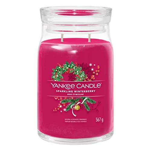 Yankee Candle Sparkling Winterberry großes Glas von Yankee Candle