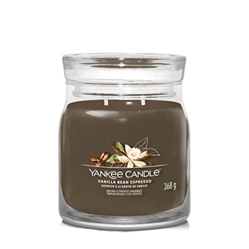 Yankee Candle Vanilla Bean Espresso-Glas, mittelgroß von Yankee Candle