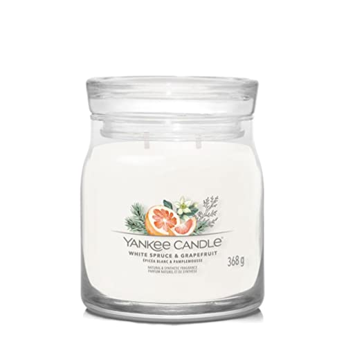 Yankee Candle White Spruce & Grapefruit Medium Jar von Yankee Candle