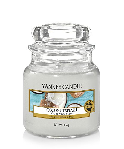 Yankee Candle Duftkerze im Glas (klein) | Coconut Splash | Brenndauer bis zu 30 Stunden von Yankee Candle