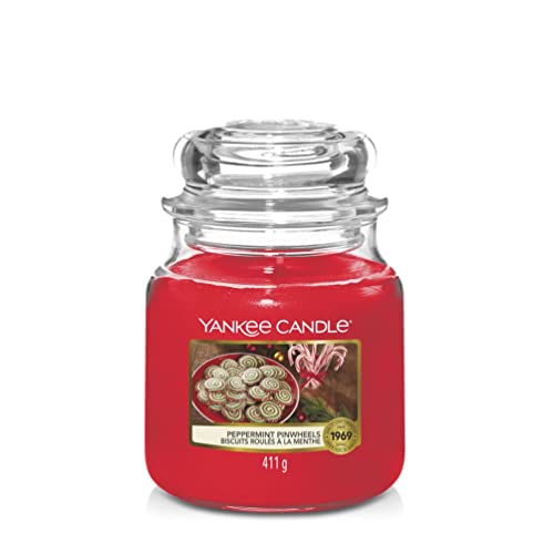 Yankee Kerze Classic Medium Jar Pfefferminze Pinwheels 411g Yankee Kerze Classic Medium Jar Pfefferminze Pinwheels 411g von Yankee Candle