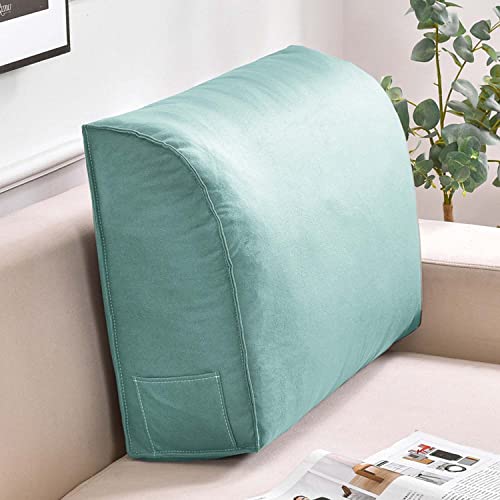 Yanman PU-Leder Rückenlehne Kissen Sofa Lesekissen Wasserdicht Keilkissen Rückenstützkissen Weiche Lendenwirbelstütze Positionierung Rückenlehne Kissen für Sofa Bett Büro von Yanman