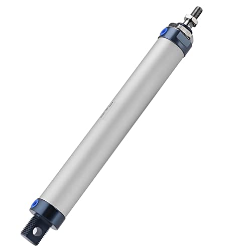 Mini-Luftzylinder, 32 x 200 mm, 32 mm Bohrung, 200 mm Hub, 1,5 MPa / 15 Psi, doppeltwirkend, Aluminiumlegierung, einfachwirkender, doppeltwirkender Luftzylinder von Yanmis