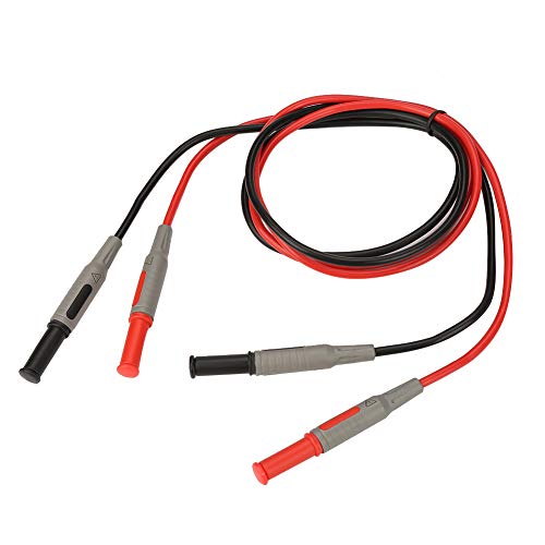 Prüfleitungen, P1032 4 mm 1000 V 15 A Bananenstecker-Prüfleitung, Spritzguss, direkt an gerades Multimeter-Kabel von Yanmis