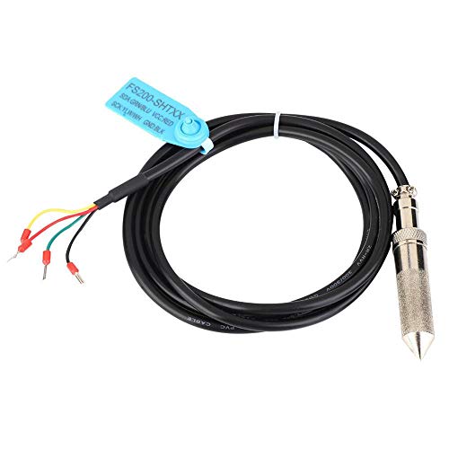 Sensor Meter, Bodensensor Digitale Bodenfeuchtesensor Sonde Hohe Genauigkeit Geringer Verbrauch Bodenmesswerkzeug Bodentemperatur-Feuchtetester(FS200-SHT31) von Yanmis