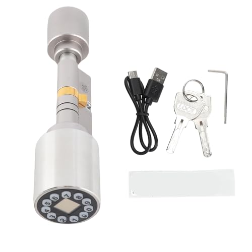 Smart Entry -Sperre, Fingerabdruck Bluetooth App Passwort Remote Autorisierung Smart Cylinder -Sperre, Geringem Verbrauch, Schlüssellose Intelligente Elektronische Schloss für von Yanmis