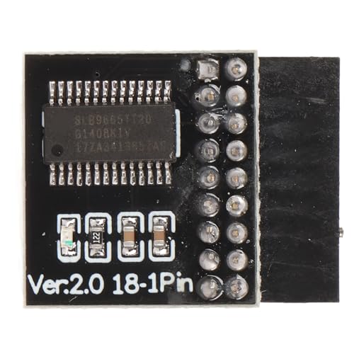 TPM 2.0-Modul 18-polig für Motherboard, sichere Verschlüsselungsschlüssel, stabile Leistung, entworfen mit dem Chipsatz Infinity 9665, LPC-Schnittstelle von Yanmis