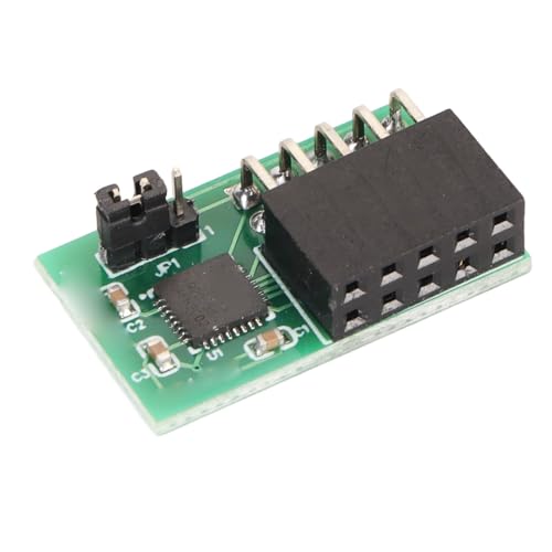 TPM 2.0 Modul für AOM TPM 9670V S, SPI Schnittstelle, 10-polig, stabile Leistung, unterstützt Standby-Modus, kompatibel mit TPM 2.0 Standard von Yanmis