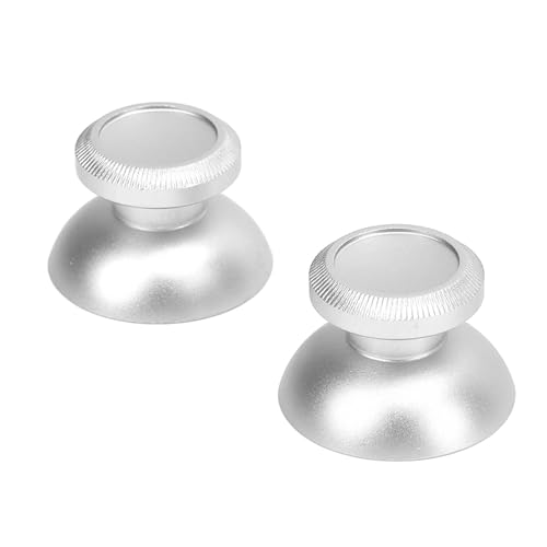 Thumbstick-Kappen für Gaming-Konsolen-Controller, Leicht und Kompakt, Stellen Aussehen und Haptik Wieder Her, 2er-Pack, Passen Nahtlos auf Ihren Controller, für Abgenutzte oder von Yanmis