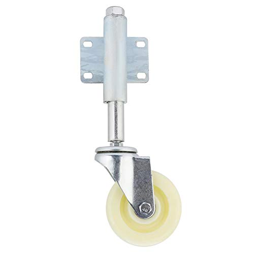Nylon Tor Rad, 4 Zoll Gate Rad Federbelastete Lenkrolle Heavy Duty 440lbs Tragfähigkeit Gefederte Laufrolle, Torlaufrolle von Yanmis