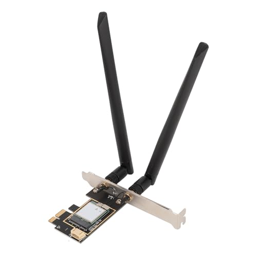 WiFi7-Karte MT7925 PCIe-Netzwerkadapter, Bluetooth 5.3 5400 Mbit/s Tri-Band 2,4G 5G 6G-Netzwerkkarte, PCIEx1 WL-Netzwerkkartenadapter für Linux, für OpenWrt, Unterstützt MU MIMO von Yanmis