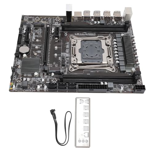 X99 Motherboard, Dual Channel DDR4 PCIE M.2 Gaming Motherboard Integrierter Chip LGA 2011 3 Computer Motherboard für Desktop-PC von Yanmis
