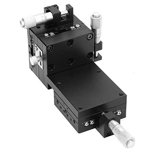 XYZ Lineartisch, SEMXYZL60-ACR Manueller Hubtisch 60 × 60 mm Feineinstellung der vertikalen Schiebetischplattform von Yanmis