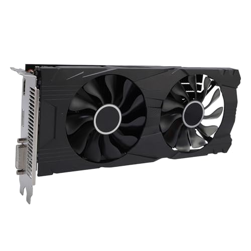 Yanmis 4 GB GDDR5 Gaming -Grafikkarte, 128 -Bit -Desktop -Computer -Gaming -Grafikkarte Core 1291/1392MHz, Speicher 7000 MHz, PCI Express 3.0 X 16, 3 Phasenschaltung von Yanmis