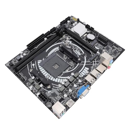 AM4 CPU Motherboard, B350m K 2 Kanal DDR4 64 GB Desktop Computer Motherboard Advanced BIOS-Funktion, Unterstützt für 1000-5000-Serien, NVME M.2, PCIE 3.0, SATA 3.0 von Yanmis