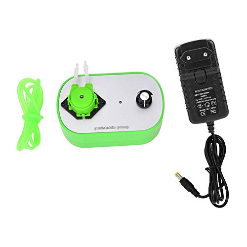DC12V Peristaltikpumpe, G628-1 1 mm x 3 mm Peristaltikflüssigkeitspumpe Spender mit Einstellbarer Geschwindigkeit, DREI-Rollen-Design 4 × 18 ml/min (G628-1-1) von Yanmis