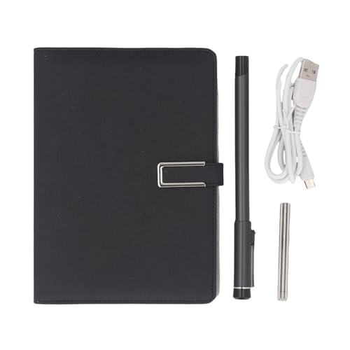 Yanmis Digitales Notebook Smartpen Schreibset, Digitaler Stift Smart Pen Schreibset für Notizen mit Bluetooth 5.0 OCR Texterkennung Echtzeit Synchronisation (Black) von Yanmis
