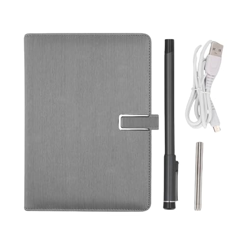 Yanmis Digitales Notebook Smartpen Schreibset, Digitaler Stift Smart Pen Schreibset für Notizen mit Bluetooth 5.0 OCR Texterkennung Echtzeit Synchronisation (Gray) von Yanmis
