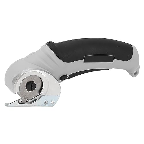 Yanmis Elektrische Schere mit Hohem Sicherheitsschloss Handheld -Stoffschneider, Tragbares Werkzeug für Handwerker und Projekte (GRAY) von Yanmis