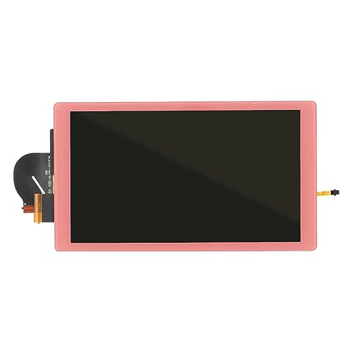Yanmis Ersatzbildschirm Switch Lite, LCD-Display mit Hintergrundbeleuchtung OEM und Touchscreen, repariert zerbrochene Bildschirme, hohe Farbsättigung, einfache Installation (Rosa) von Yanmis