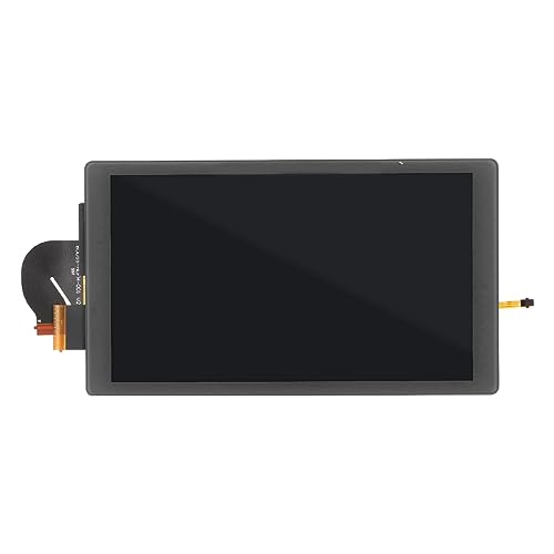 Yanmis Ersatzdisplay Switch Lite, LCD-Display mit Hintergrundbeleuchtung OEM und Touchscreen, repariert zerbrochene Bildschirme, hohe Farbsättigung, einfache Installation (Schwarz) von Yanmis