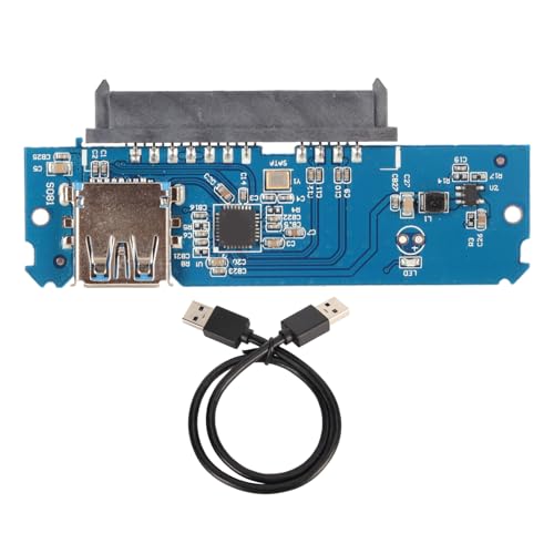 Yanmis Festplattenadapter USB 3.0 auf USB, mit LED-Anzeige für 2,5-Zoll-SSD-Festplatte Yanmis Festplattenadapter USB 3.0 auf USB, mit LED-Anzeige für 2,5-Zoll-SSD-Festplatte von Yanmis
