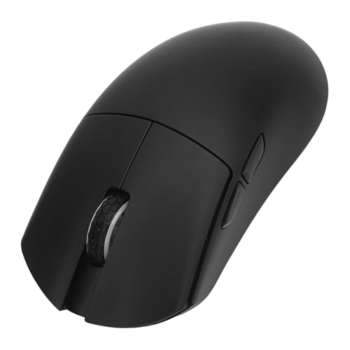 Kabellose Gaming-Maus, Tragbar, 3 Modi, 2,4 GHz, USB-C-Kabel, BT5.0-Maus, Programmierbare PC-Gaming-Mäuse mit 30000 DPI (Black) von Yanmis