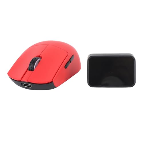 Yanmis Kabellose Gaming-Maus, Tragbar, 3 Modi, 2,4 GHz, USB-C-Kabel, BT5.0-Maus, Programmierbare PC-Gaming-Mäuse mit 30000 DPI von Yanmis