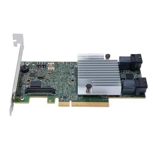 Yanmis LSI 9362 8I SAS RAID-Modul, 2GB Cache RAID-Controller-Karte, PCI Express 3.0 RAID-Expander-Karte Unterstützt RAID 0 1 5 6 10 50 60,12 Gbps Daten übertragungs Rate von Yanmis