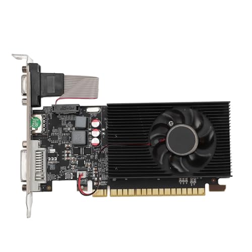Yanmis Low-Profile-Single-Slot-Grafikkarte, GDDR3 2 GB DDR3-Lüfter VGA DVI, PCIe 2.0 X 8 384 Shader-Einheiten 902/800 MHz, Geringer Stromverbrauch Yanmis Low-Profile-Single-Slot-Grafikkarte, GDDR3 2 GB DDR3-Lüfter VGA DVI, PCIe 2.0 X 8 384 Shader-Einheiten 902/800 MHz, Geringer Stromverbrauch von Yanmis