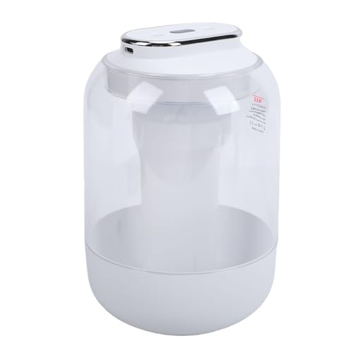 Yanmis Luftbefeuchter für Schlafzimmer, 2L Große Kapazität Desktop -Luftbefeuchter Cooler Nebel, Transparentes Doppelspray mit Nachtlicht, Digitales Display für Office Home von Yanmis