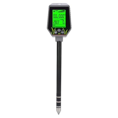 Yanmis PH -Messgerät des Bodens, Bodensäurestester mit Zurückbeleuchteter LCD -Echtzeittemperatur für Garten Rasenbetriebe Lebensmittelsicherheit Industrieanwendungen für Yanmis PH -Messgerät des Bodens, Bodensäurestester mit Zurückbeleuchteter LCD -Echtzeittemperatur für Garten Rasenbetriebe Lebensmittelsicherheit Industrieanwendungen für von Yanmis