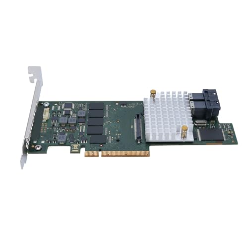 Yanmis Praid EP420i RAID -Modul, 2 GB DDR3 -Cache -RAID -Controller -Karte, 2G RAID -Steuerkarte, Unterstützung für 240 HDD -SSD -Laufwerke und RAID 6 60, Ultra -Fast -Datenübertragung von Yanmis