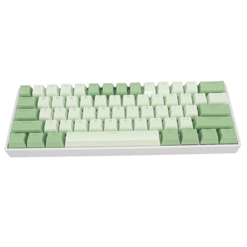 Yanmis RGB Multi-Farbmodi, USB C Verdrahtet 61 Schlüssel Mechanische Tastatur mit Abnehmbarem Kabel, Kompaktes Layout, Blauer Schalter für Büro, Gaming-Verwendung Yanmis RGB Multi-Farbmodi, USB C Verdrahtet 61 Schlüssel Mechanische Tastatur mit Abnehmbarem Kabel, Kompaktes Layout, Blauer Schalter für Büro, Gaming-Verwendung von Yanmis