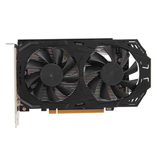 Yanmis RX 580 Grafikkarte, 256Bit 8GB GDDR5 1244/7000MHz PCI Express 3.0 Gaming GPU Grafikkarte, HDMI mit Zwei Lüftern für Büro- und PC-Gaming von Yanmis
